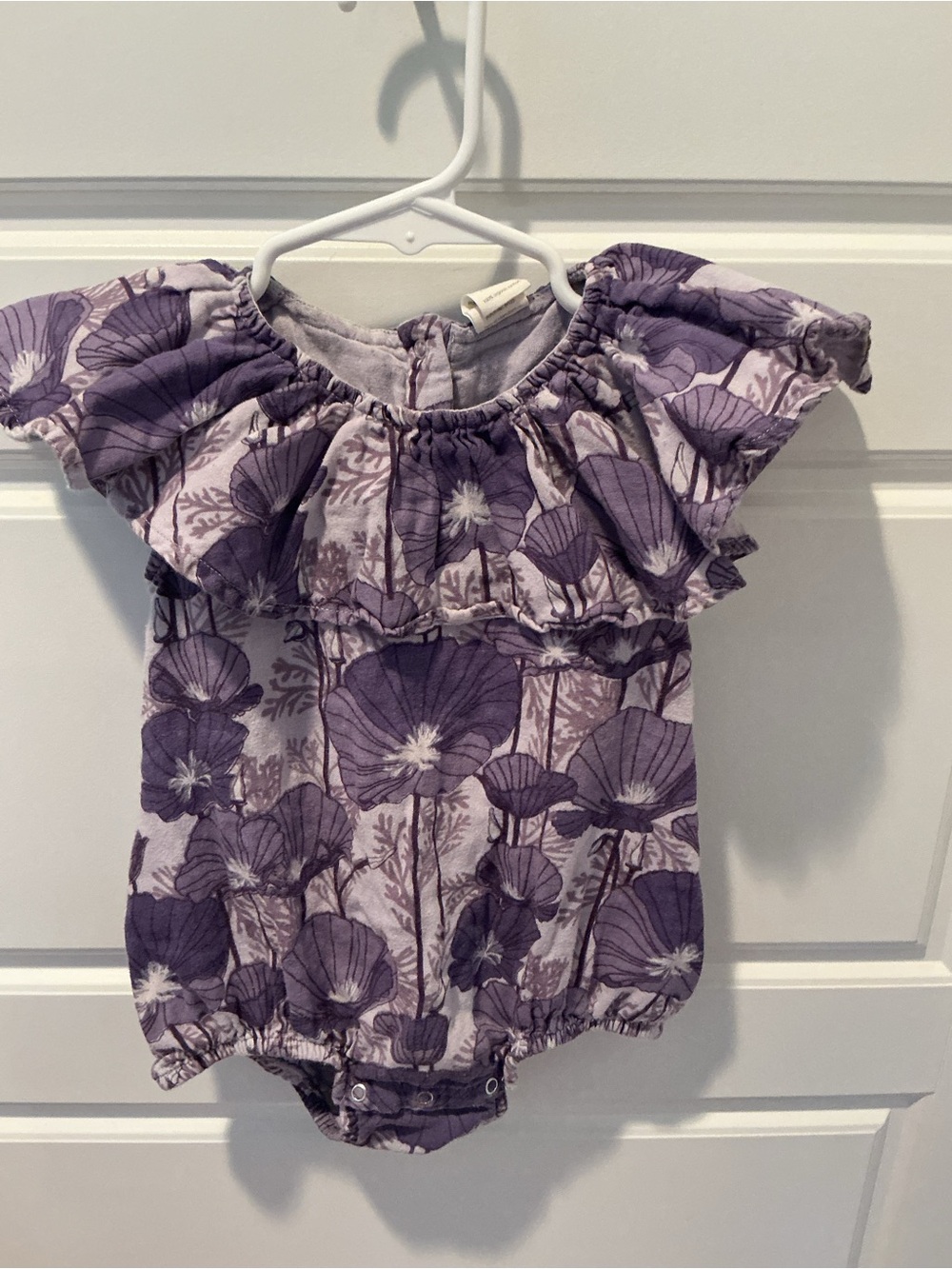 Kate Quinn Bundle of Two Organic Cotton Floral Rompers Size 18-24M - Picture 2 of 7